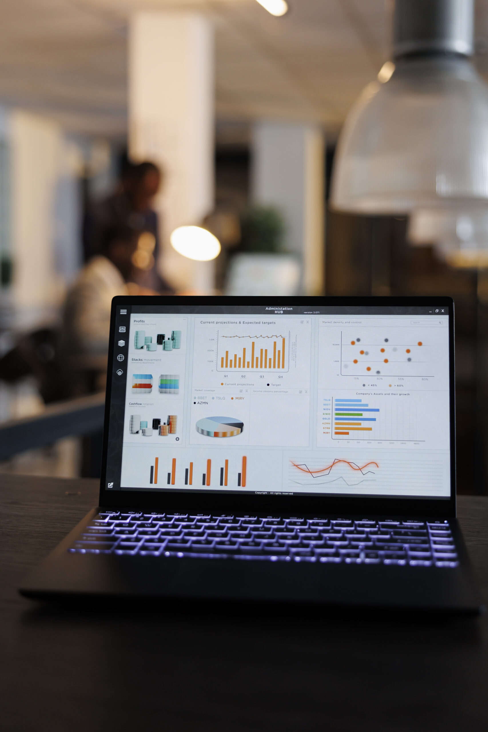 SEO marketing analytics workspace